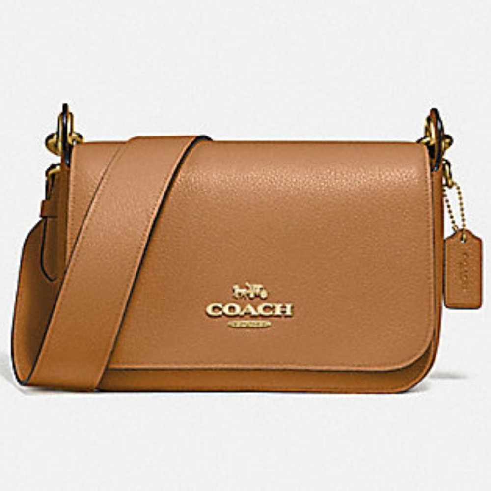 COACH SMALL JES MESSENGER / LIGHT SADDLE CROSSBODY